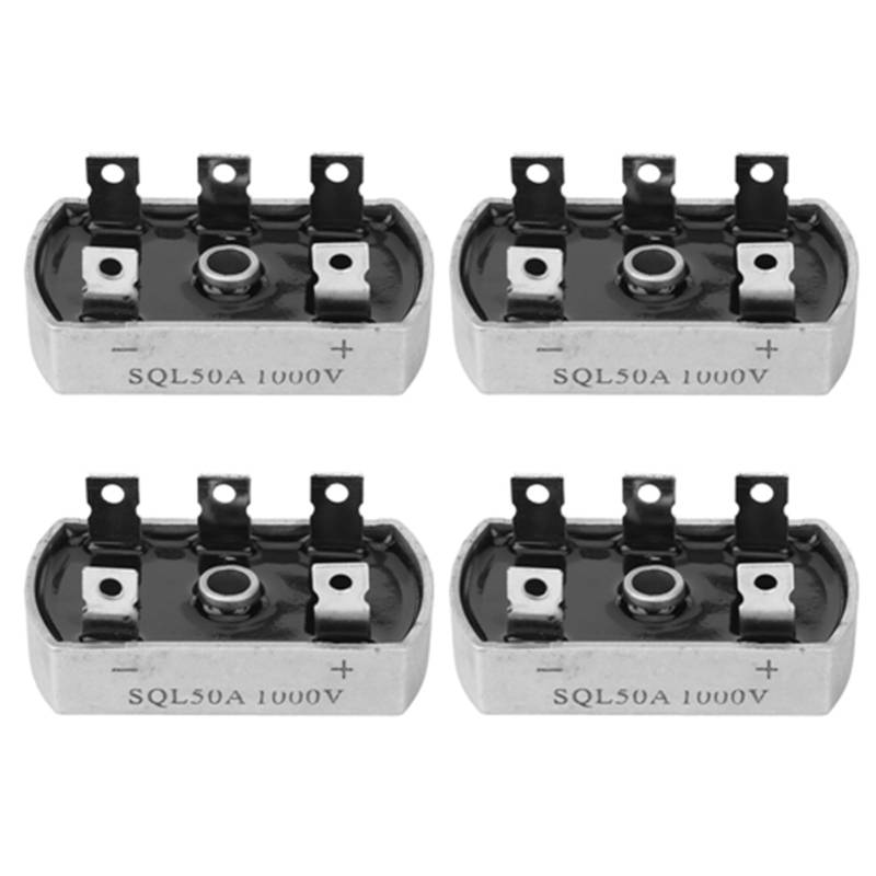SQL50A 1000V Gleichrichterbrücke 3 - Phase | 4 PCs Niedrige Frequenz Full Bridge | Industrie- / Luft- und Raumfahrt/Automobilelektronik | - 40 ℃ ~ 150 ℃ breiter Temperaturbereich von REXVTNS