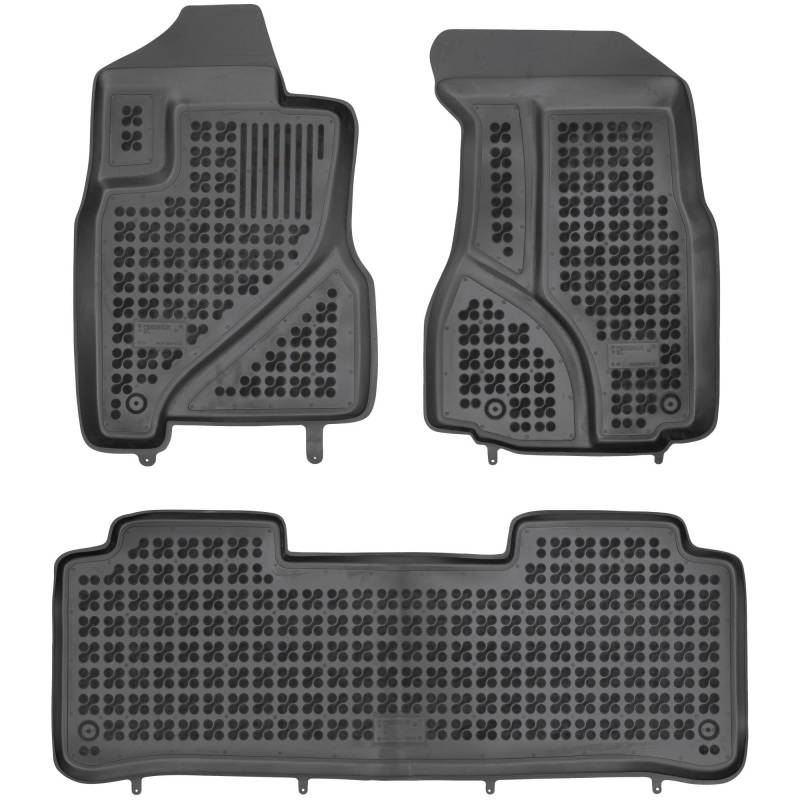 REZAW - PLAST Antirutschmatten Auto fußmatten passt für Honda CR-V II 2001-2006 Kompletter Schutz für Ihr Auto bei Allen Wetterbedingungen mit perfekt passenden Anti rutsch gummimatten von REZAW - PLAST