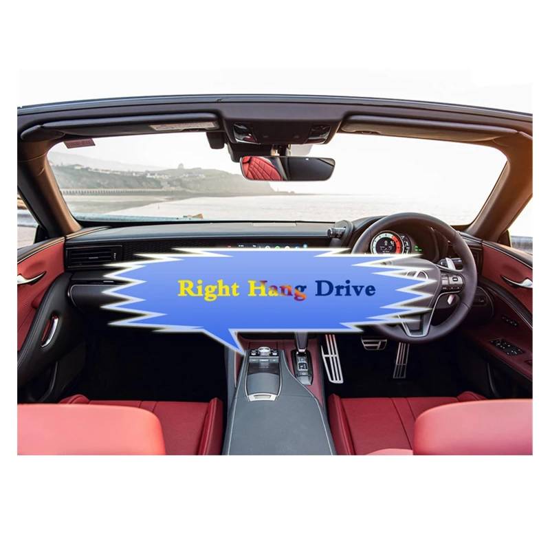 Autofenster Sonnenschutz Armaturenbrett Matte Auto Anti-schmutzig Sonnenschirm Abdeckung Teppich Pads Auto Zubehör Aufkleber Für MG 4 MG4 EV EH32 MuLan 2021 2022 2023 2024 Solljusskydd(RHD,Polyester B von RFSHOP