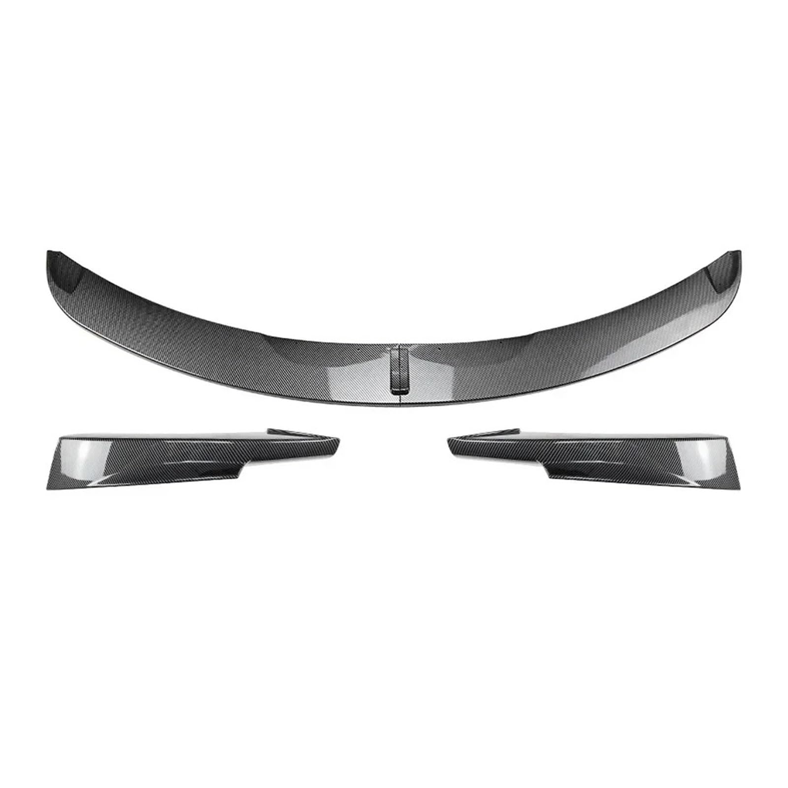 Frontspoiler 3 Stück Für 3 Serie E90 E91 LCI Sport 2009 2010 2011 2012 Front Stoßstange Lip Body Kit Spoiler Splitter Stoßstange Canard Lip Splitter Auto Frontstoßstange(Carbon Look) von RFSHOP