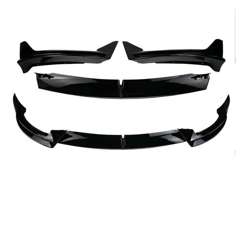 Frontspoiler 3-teilig Für Tesla Für Moll Y 2020 2021 2022 2023 2024 Für Tesla Für Moll 3 2017–2023 Frontspoilerlippe Frontspoilerlippe Im V-Stil Auto Frontstoßstange(3 Bright Black) von RFSHOP