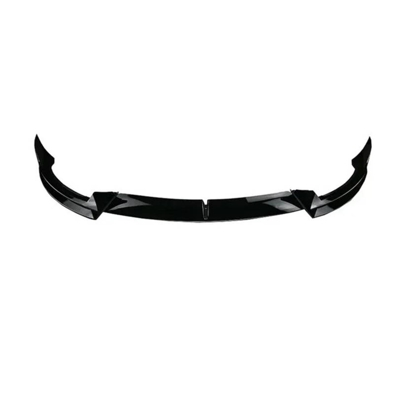 Frontspoiler 3-teiliges Frontspoiler-Lippenspoiler-Splitter-Diffusor-Trim-BodyKit Aus Glänzend Schwarzer Kohlefaser Für Tesla Für Moll 3/für Y 2017-2021 2022 2023 Auto Frontstoßstange(Y Glossy Black von RFSHOP