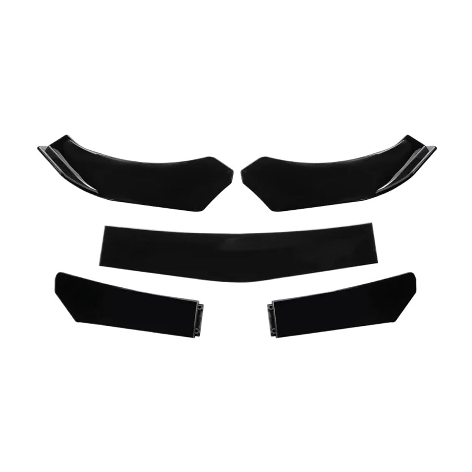 Frontspoiler 5 Stücke Verbesserte Front Stoßstange Schaufel Mit Abgestuftem Design ABS Material Auto Accsesories Zubehör Auto Frontstoßstange(Normal Model) von RFSHOP