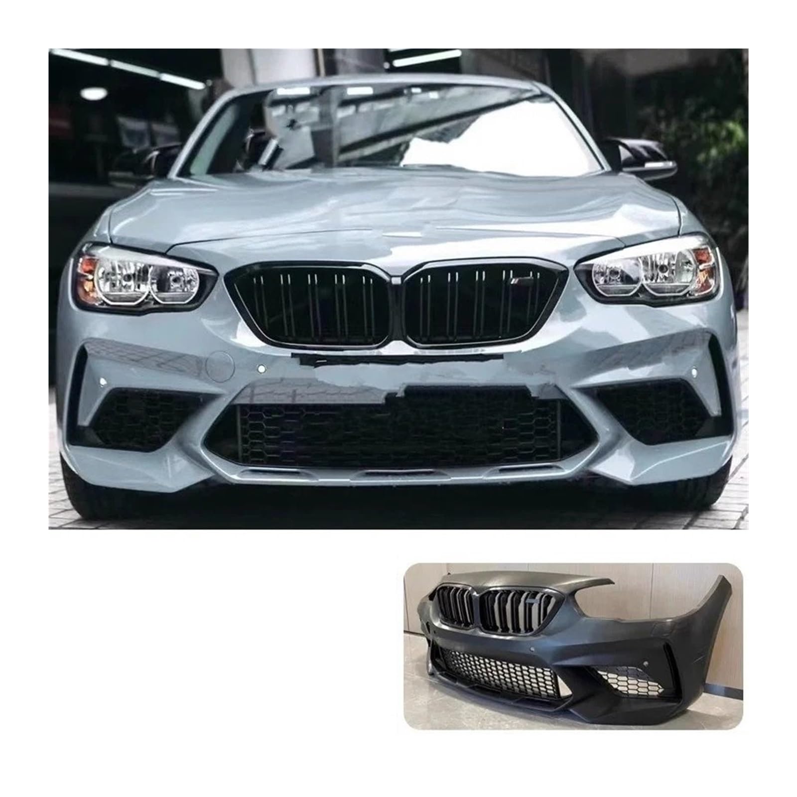 Frontspoiler Anzug Frontstoßstange Für Fließheck 1er F20 Große Donnerversion Für M2 Surround 116i 125i Modifizierter M2c Auto Frontstoßstange(14-16 M2c Front1) von RFSHOP
