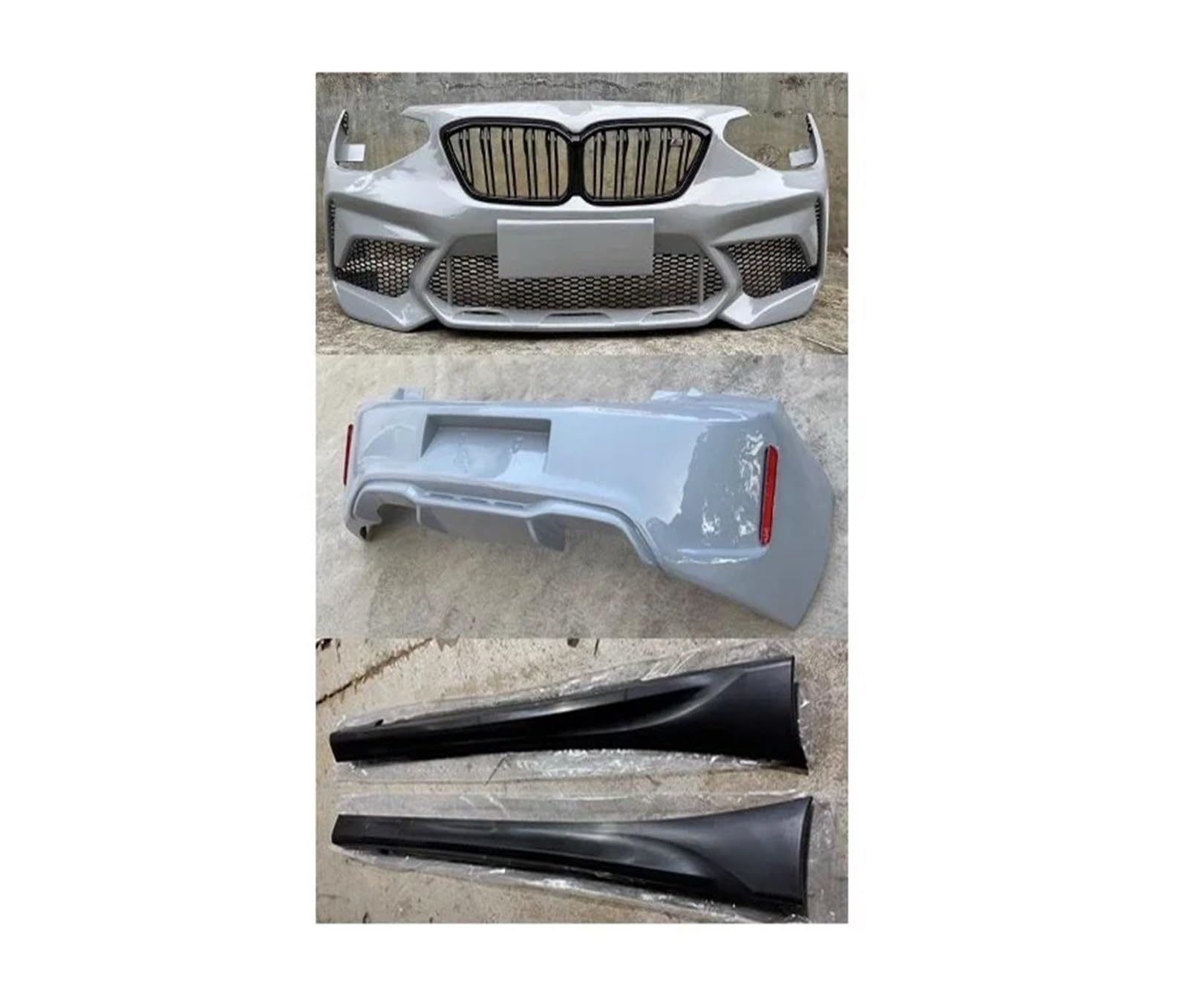 Frontspoiler Anzug Frontstoßstange Für Fließheck 1er F20 Große Donnerversion Für M2 Surround 116i 125i Modifizierter M2c Auto Frontstoßstange(M2c Set) von RFSHOP