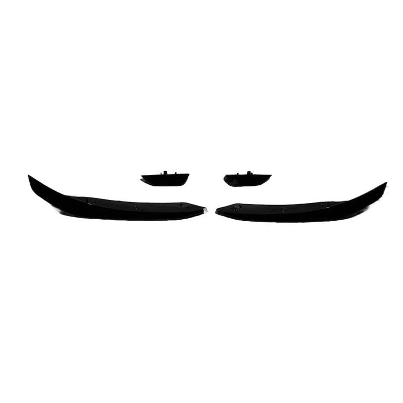 Frontspoiler Auto Frontspoiler Frontlippe Bla Unterer Kühlergrill Canard ABS Bodykits Tuning Für Benz C118 W118 CLA45 Für AMG 2019 2020 2021 2022 2023 Auto Frontstoßstange(4 Stück) von RFSHOP