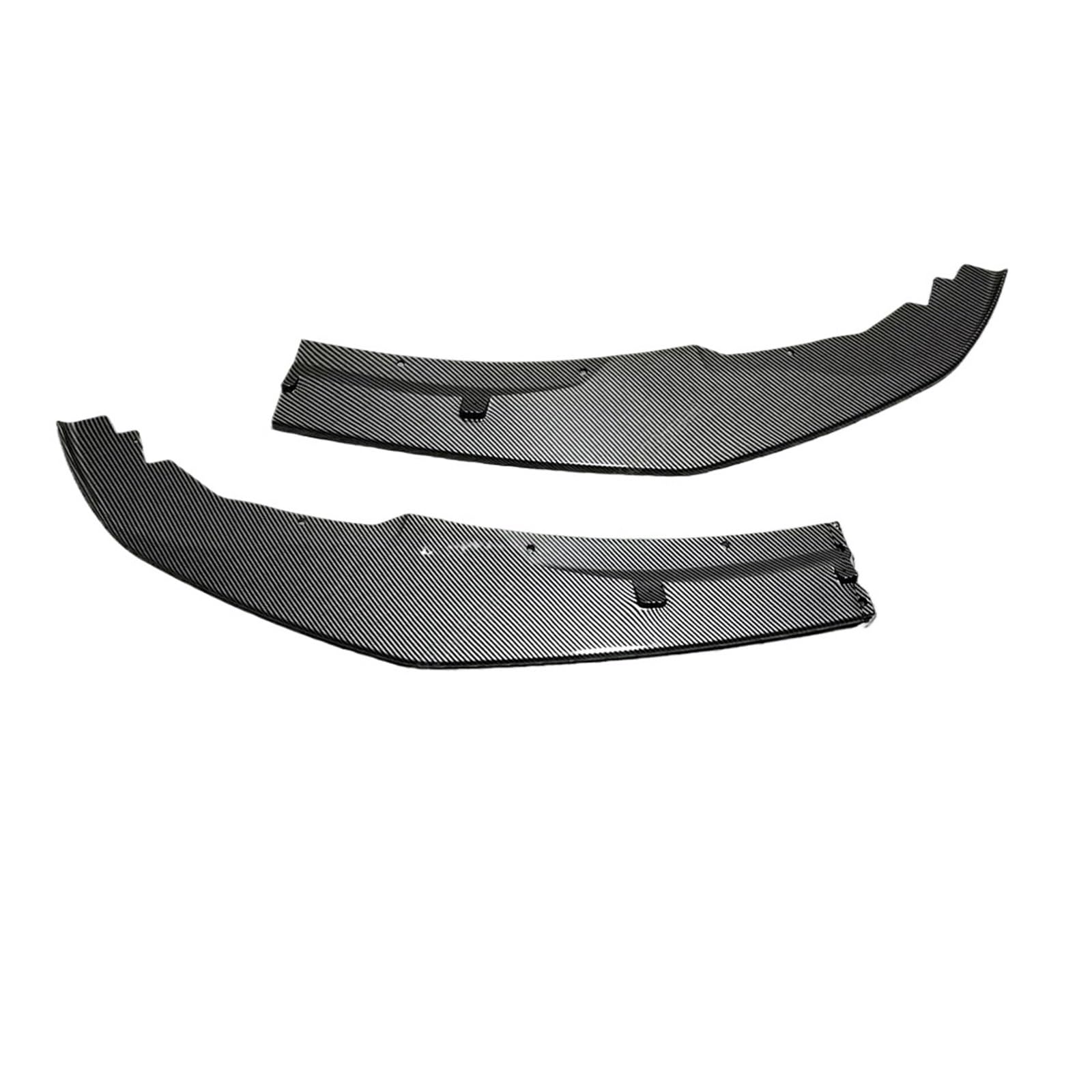 Frontspoiler Auto Frontspoilerlippe Splitter Nebelscheinwerfer Kühlergrill Tuning Für 1er F20 F21 120d 120i M135i Pack Pre-LCI 2012 2013 2014 2015 Auto Frontstoßstange(2Pcs Carbon Look) von RFSHOP