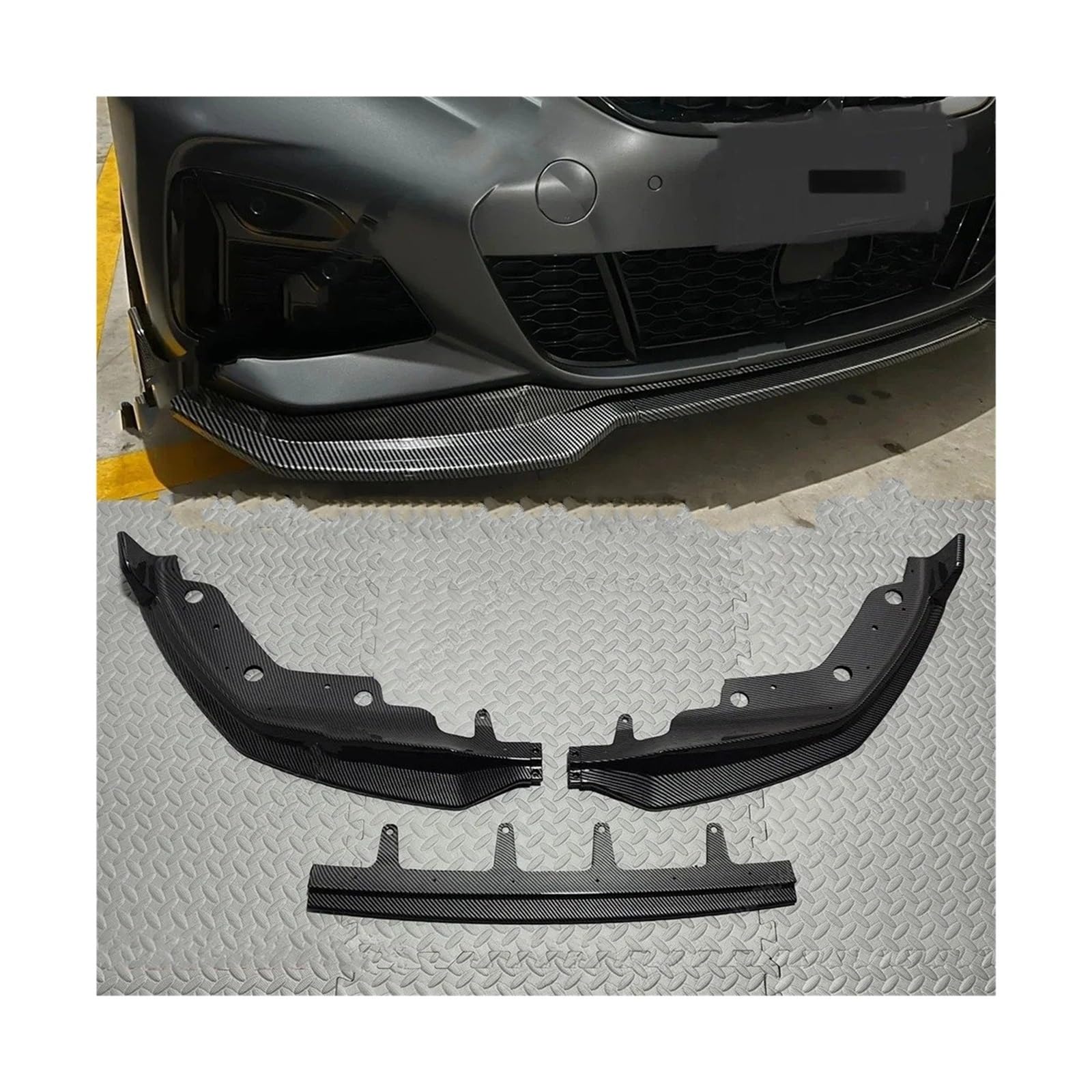 Frontspoiler Auto Frontstoßstange Lip Body Kit Spoiler Splitter Stoßstange Canard Lip Zubehör Tuning Für 3 Serie G20 G21 Sport 2019 2020 2021 2022 2023 2024 Auto Frontstoßstange(2019-2022Carbon Look) Frontspoiler Auto Frontstoßstange Lip Body Kit Spoiler Splitter Stoßstange Canard Lip Zubehör Tuning Für 3 Serie G20 G21 Sport 2019 2020 2021 2022 2023 2024 Auto Frontstoßstange(2019-2022Carbon Look) von RFSHOP