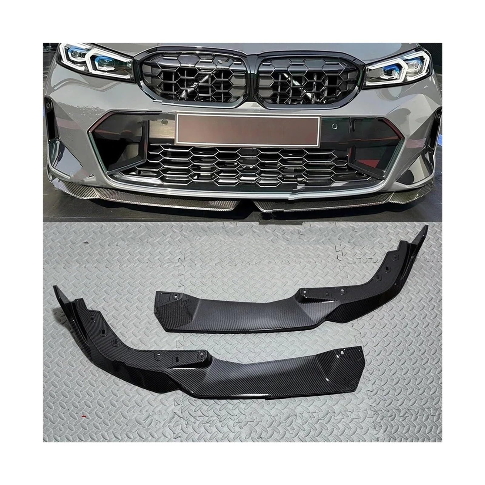 Frontspoiler Auto Frontstoßstange Lip Body Kit Spoiler Splitter Stoßstange Canard Lip Zubehör Tuning Für 3 Serie G20 G21 Sport 2019 2020 2021 2022 2023 2024 Auto Frontstoßstange(2022-2024Carbon Look) Frontspoiler Auto Frontstoßstange Lip Body Kit Spoiler Splitter Stoßstange Canard Lip Zubehör Tuning Für 3 Serie G20 G21 Sport 2019 2020 2021 2022 2023 2024 Auto Frontstoßstange(2022-2024Carbon Look) von RFSHOP