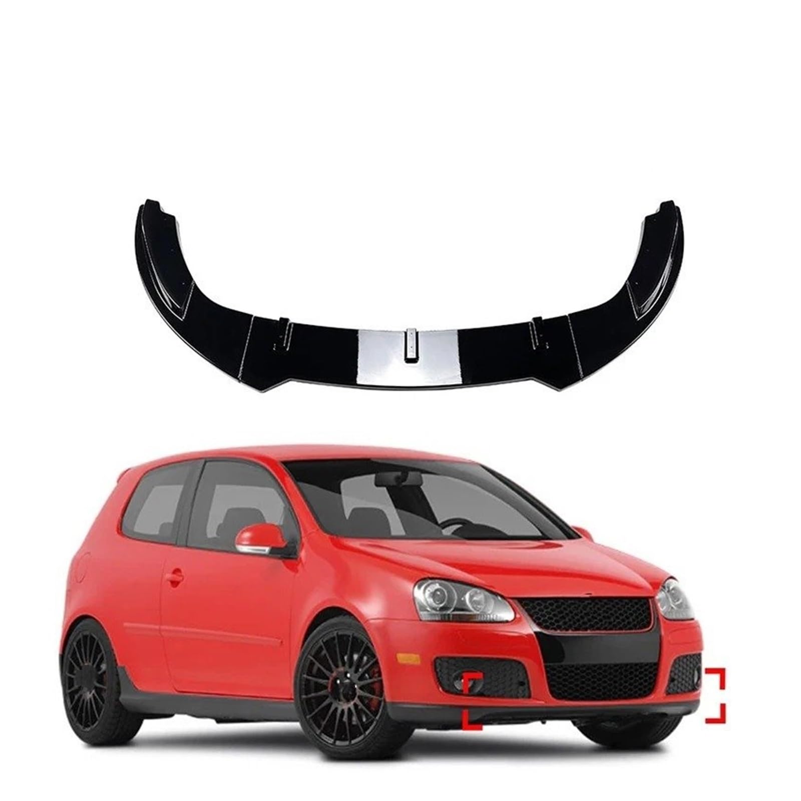 Frontspoiler Auto Frontstoßstange Lip Splitter Diffusor Body Kit Spoiler Stoßstange Wache Schutz Teile Für VW Für Golf 5 MK5 Für GTI Für Jetta MK5 Für GLI Auto Frontstoßstange(Type A Gloss Black) Frontspoiler Auto Frontstoßstange Lip Splitter Diffusor Body Kit Spoiler Stoßstange Wache Schutz Teile Für VW Für Golf 5 MK5 Für GTI Für Jetta MK5 Für GLI Auto Frontstoßstange(Type A Gloss Black) von RFSHOP