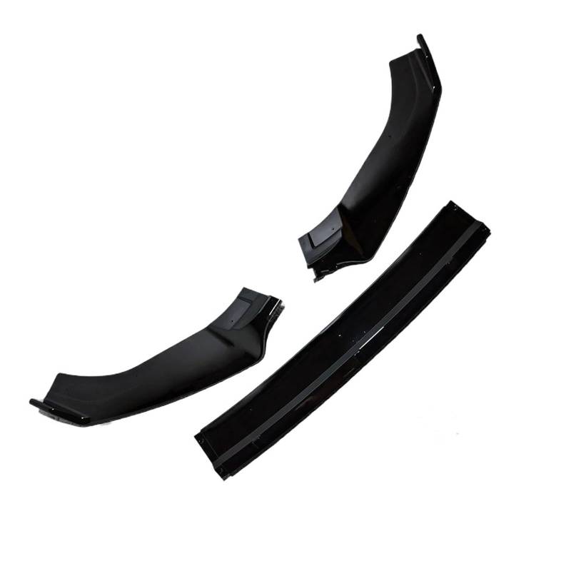 Frontspoiler Auto Frontstoßstange Lippe Diffusor Spoiler Splitter ABS Schwarz Bodykits Tuning 3Pcs Für A3 S3 8V FL Für Für TDI Für S-Line 2017 2018 2019 2020 Auto Frontstoßstange(Gloss Black) von RFSHOP