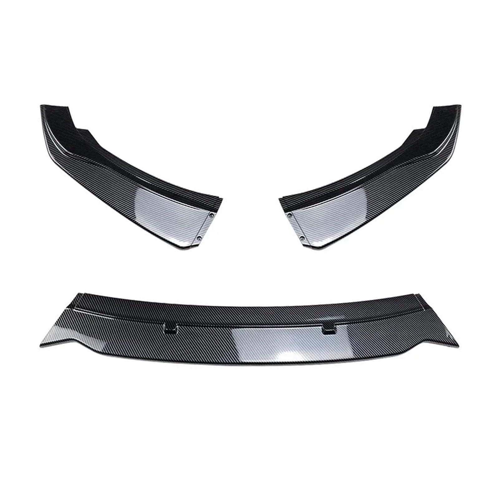 Frontspoiler Basismoll Frontschürzenlippe Autozubehör Splitter Spoiler Glänzend Schwarz Für 2er F22 F23 220i 225i 228i 2014 2015 2016 2017 2018 2019 Auto Frontstoßstange(Kohlefaser-Optik) von RFSHOP