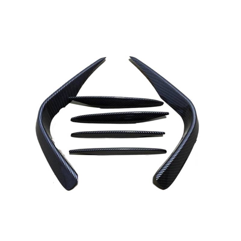 Frontspoiler Body Kit Carbon Fiber Bumper Lip Heckdiffusor Spoiler Tuning Zubehör Für Tesla Für Moll 3 Für Y 2017 2018 2019 2020 2021 2022 2023 2024 Auto Frontstoßstange(Carbon Look) von RFSHOP
