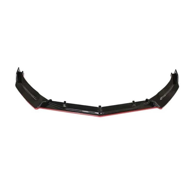 Frontspoiler Body Kit Zubehör Schutz Diffusor Spoiler Split Auto Vorren Stoßfänger Lippe Für Chevrolet Für Malibu Für XL 2016 2017 2018 2019 2020 2021 2022 Auto Frontstoßstange(Black with Red) von RFSHOP
