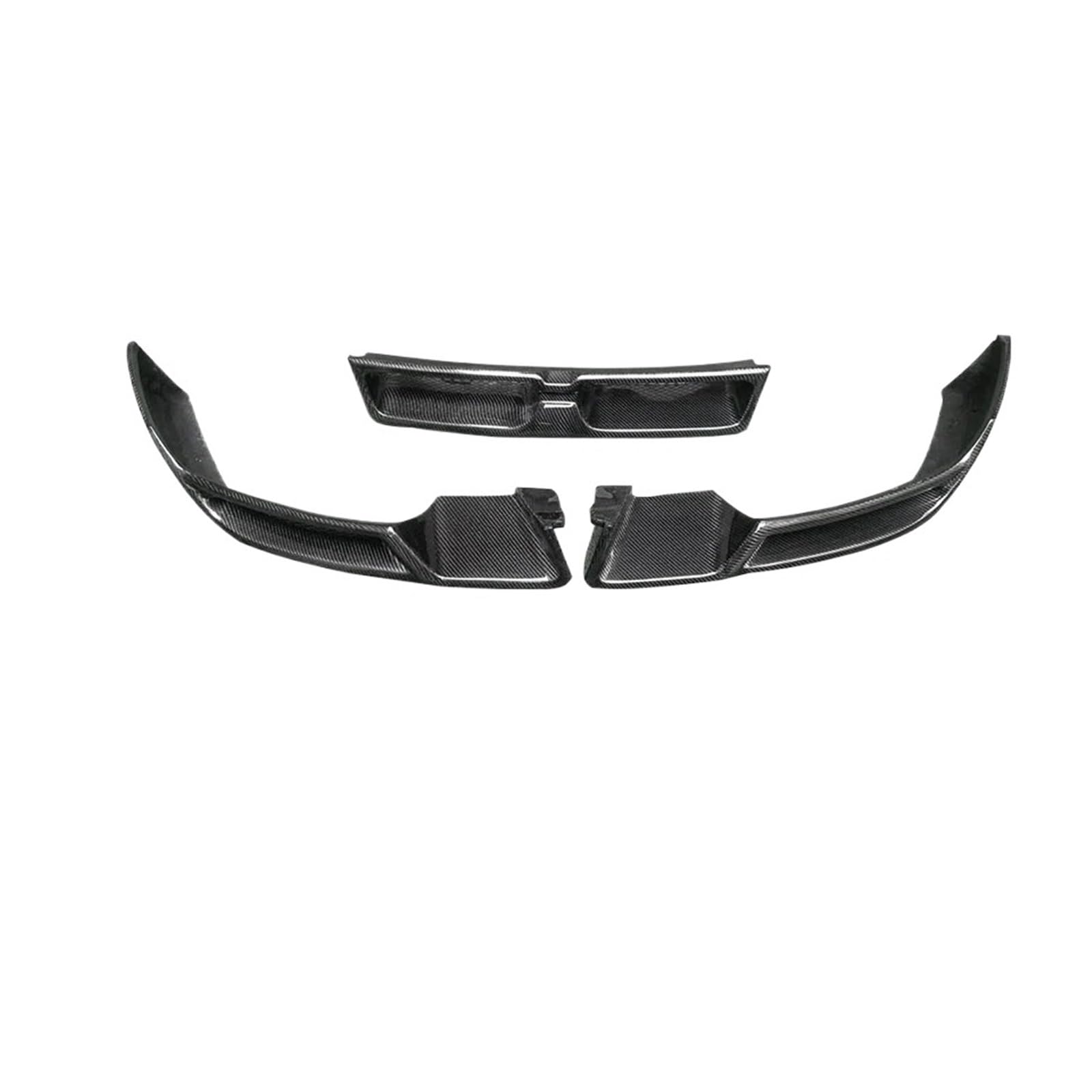 Frontspoiler Carbon Fiber Auto Front Stoßstange Lip Diffusor Front Kinn Spoiler L Stil Upgra Body Kit Für X6 Für G06 Auto Frontstoßstange(Kohlefaser) von RFSHOP
