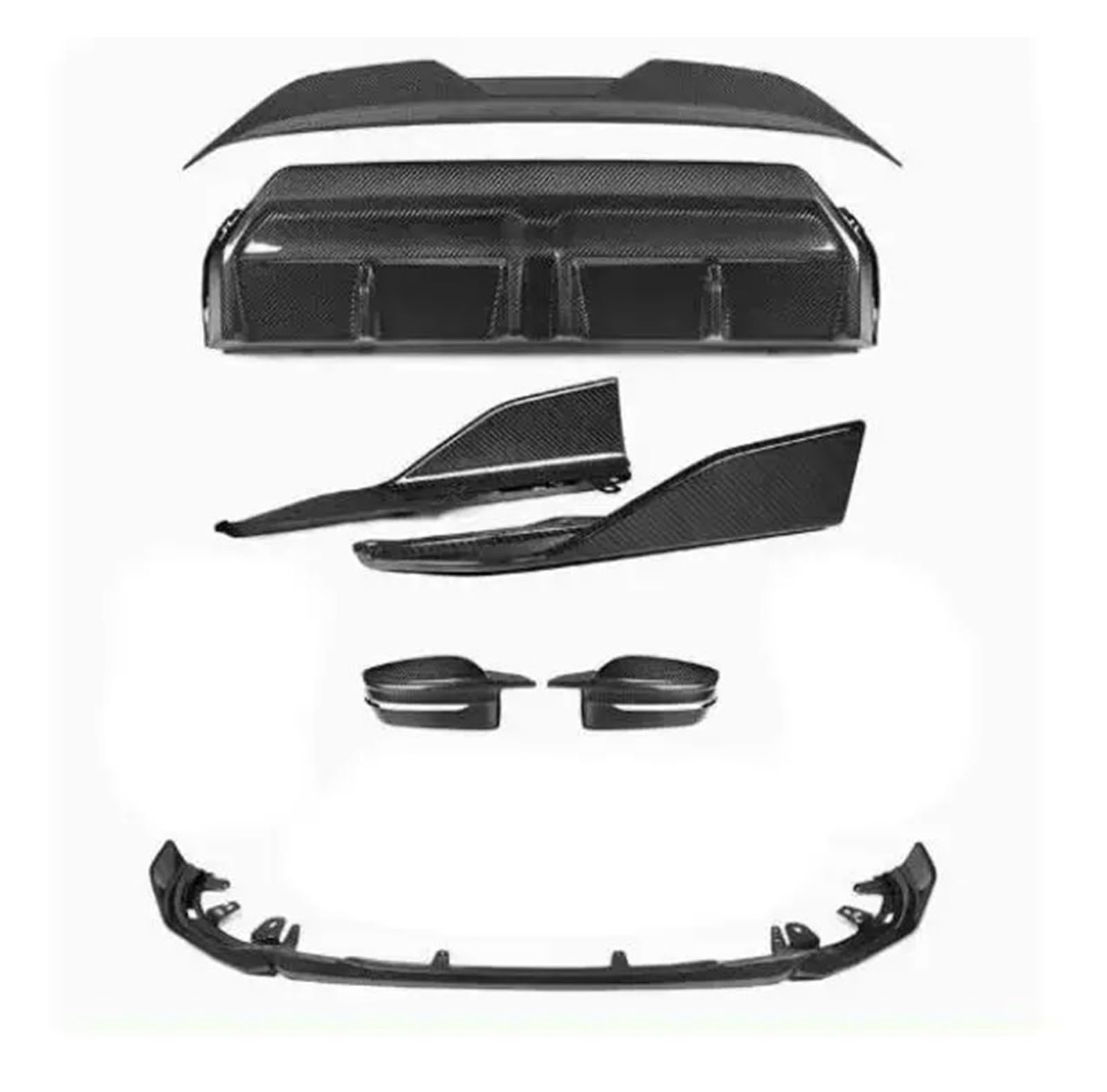 Frontspoiler Echtes Trockenes Carbon Stoßfänger Vorne Lippengrill Heckdiffusor Spoiler Seitenschweller Radbraue Spiegelkappe Für G42 M240i Coupé 2022 2023 2024 2025 Auto Frontstoßstange(Body Kit D) Frontspoiler Echtes Trockenes Carbon Stoßfänger Vorne Lippengrill Heckdiffusor Spoiler Seitenschweller Radbraue Spiegelkappe Für G42 M240i Coupé 2022 2023 2024 2025 Auto Frontstoßstange(Body Kit D) von RFSHOP