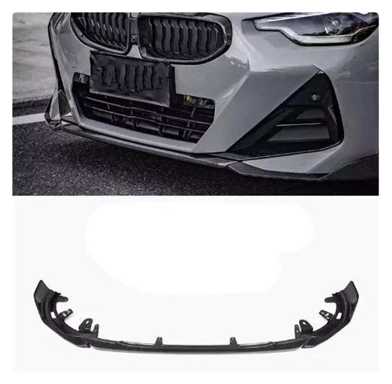 Frontspoiler Echtes Trockenes Carbon Stoßfänger Vorne Lippengrill Heckdiffusor Spoiler Seitenschweller Radbraue Spiegelkappe Für G42 M240i Coupé 2022 2023 2024 2025 Auto Frontstoßstange(Front Lip) von RFSHOP