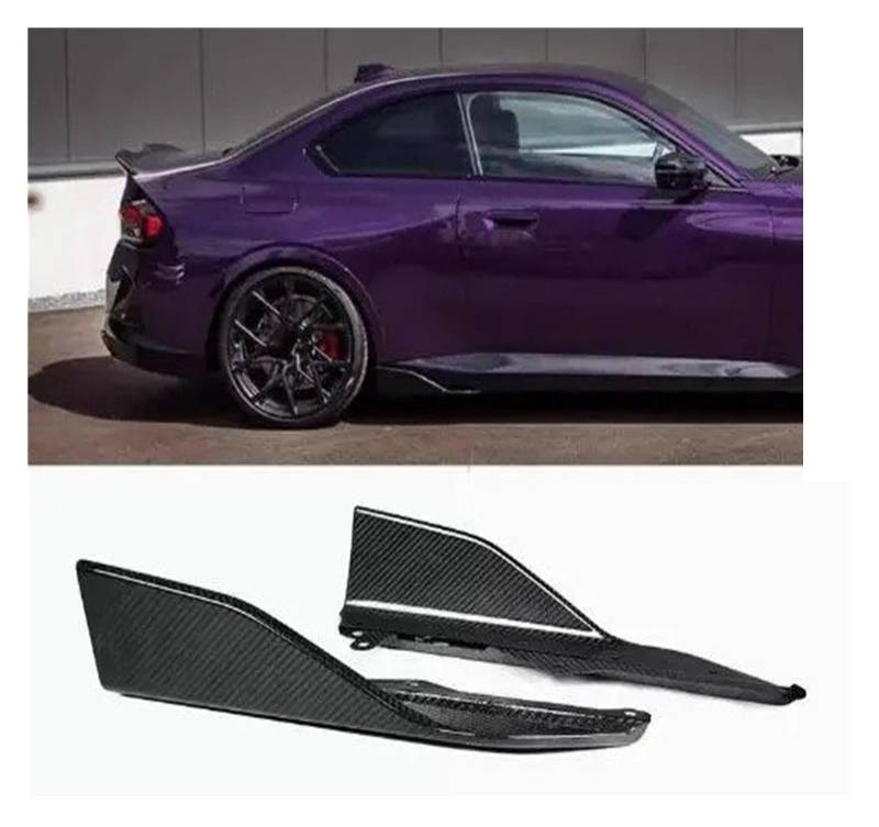 Frontspoiler Echtes Trockenes Carbon Stoßfänger Vorne Lippengrill Heckdiffusor Spoiler Seitenschweller Radbraue Spiegelkappe Für G42 M240i Coupé 2022 2023 2024 2025 Auto Frontstoßstange(Side Skirt) von RFSHOP