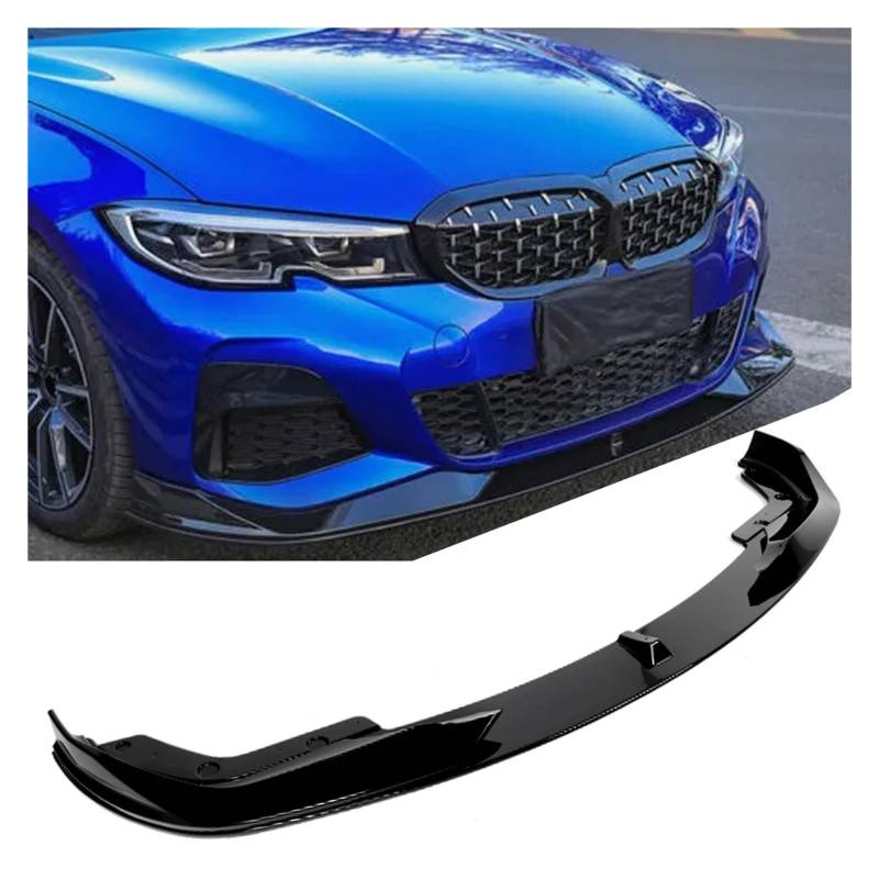 Frontspoiler FÜR 3 Serie G20 G21 2019 2020 2021 2022 Sport AC Stil Front Lip Splitter Spoiler Glanz SCHWARZ Auto Frontstoßstange von RFSHOP