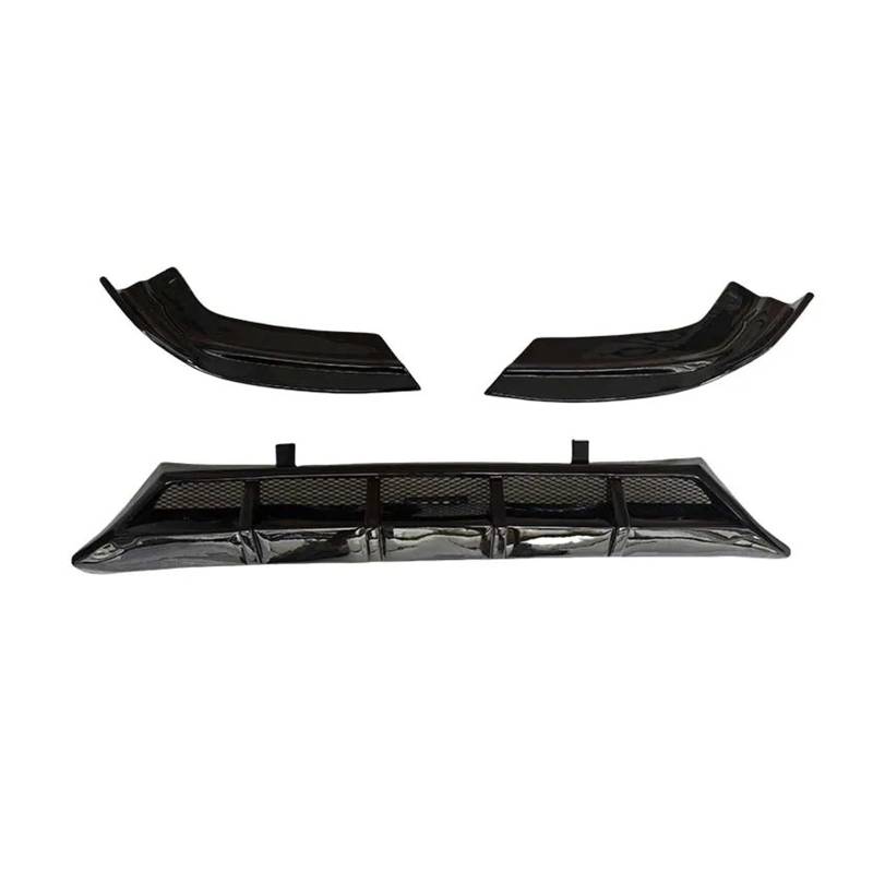 Frontspoiler Front Lip Separator DREI-Abschnitt Schild Spoiler Auto Teile Für Geely 2021 2022 2023 2024 Auto Frontstoßstange(Bright Black) von RFSHOP