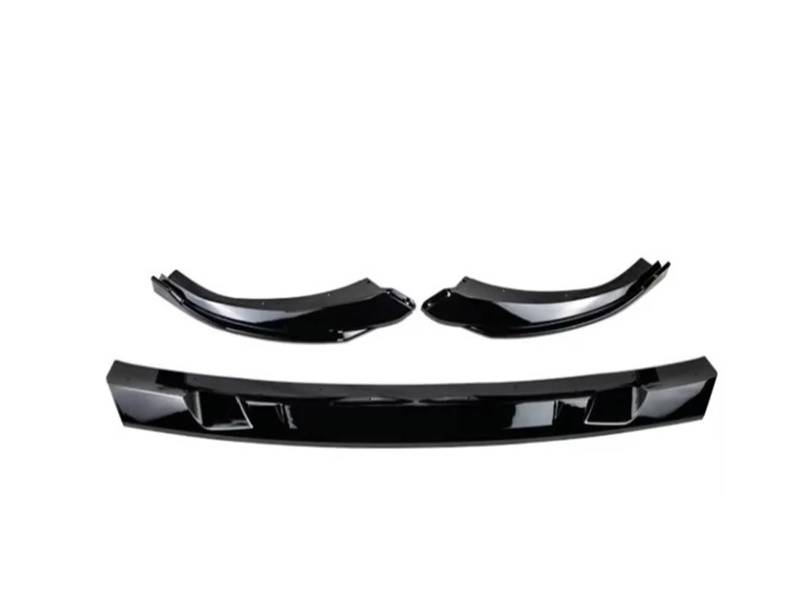 Frontspoiler Front Lip Splitter ABS Frontschürze Lip Spoiler Air Dam Seite Body Kit Zubehör Für Kia EV6 2022 2023 2024 GT Für GT-Linie Auto Frontstoßstange(Carbonfiber 6 GT) von RFSHOP