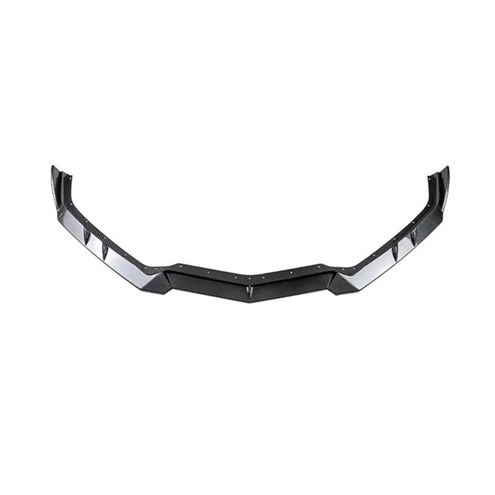 Frontspoiler Frontschürze Lip Separator ABS Material Schutzhülle Spoiler Auto Teile Für Chevrolet Für Corvette Für C8 Auto Frontstoßstange(Carbon Fiber Pattern) von RFSHOP