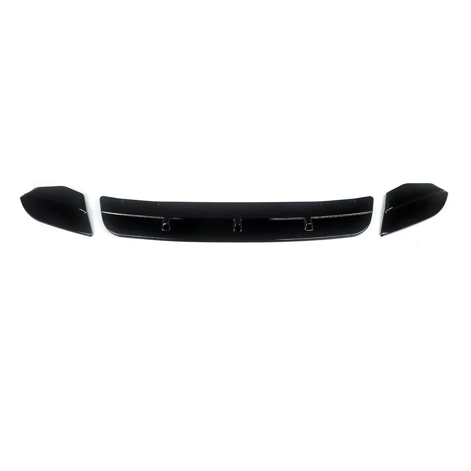 Frontspoiler Frontspoiler Lip Gloss Schwarz/Carbon Fiber Look Auto Lower Splitter Schutz Platte Klinge Fü X3M F97 X4M F98 2019 2020 2021 2022 Auto Frontstoßstange(Glossly Black) von RFSHOP