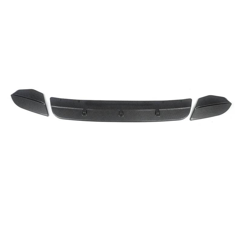 Frontspoiler Frontspoiler Lip Gloss Schwarz/Carbon Fiber Look Auto Lower Splitter Schutz Platte Klinge Fü X3M F97 X4M F98 2019 2020 2021 2022 Auto Frontstoßstange(Kohlefaser-Optik) von RFSHOP