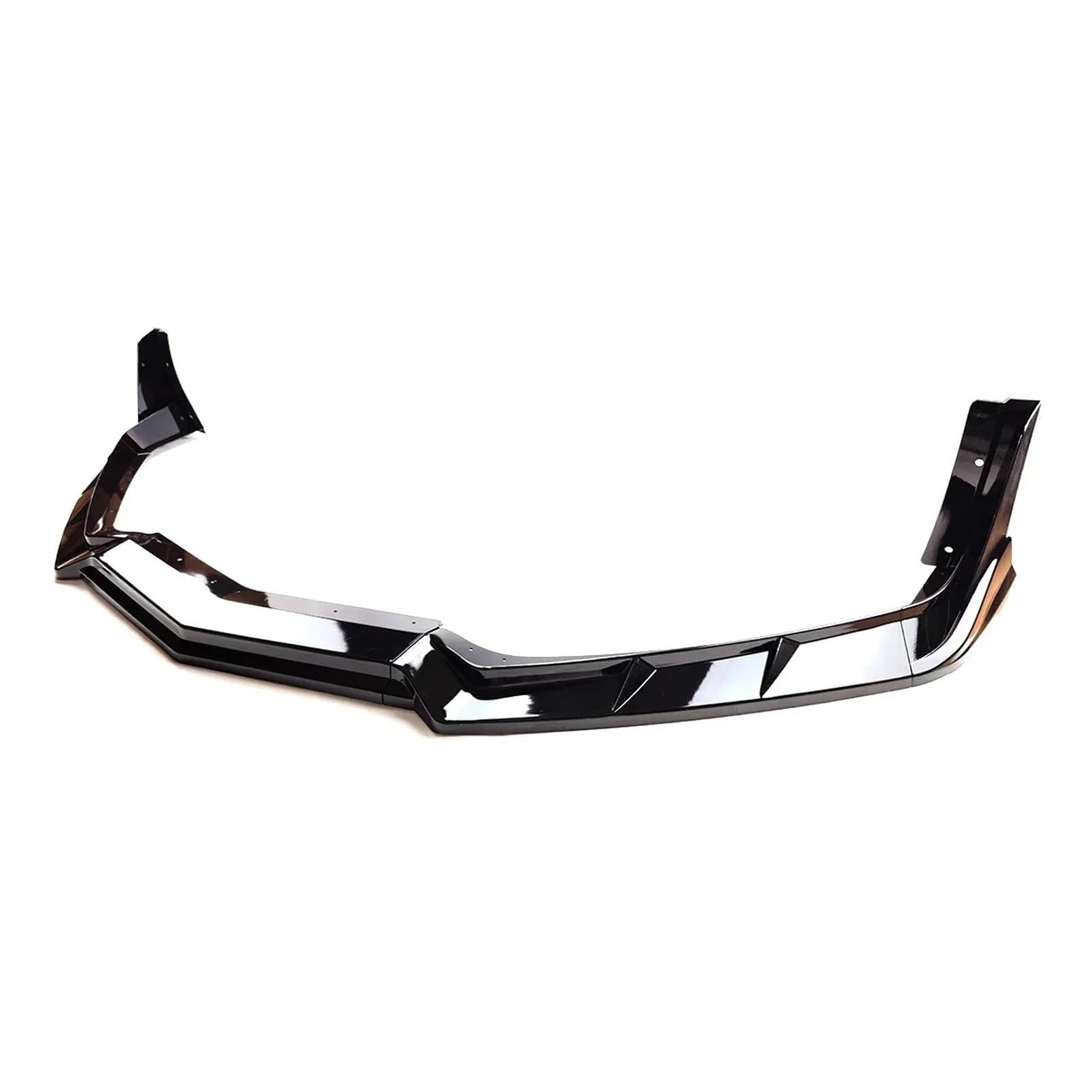 Frontspoiler Frontspoilerlippe Carbonfaser-Look Mattschwarz Glänzend Schwarz Auto-Body-Kit Für Chevy Für Corvette C8 Z51 STG 3 Winglet 2020 2021 2022 2023 Auto Frontstoßstange(Glossy Black) von RFSHOP