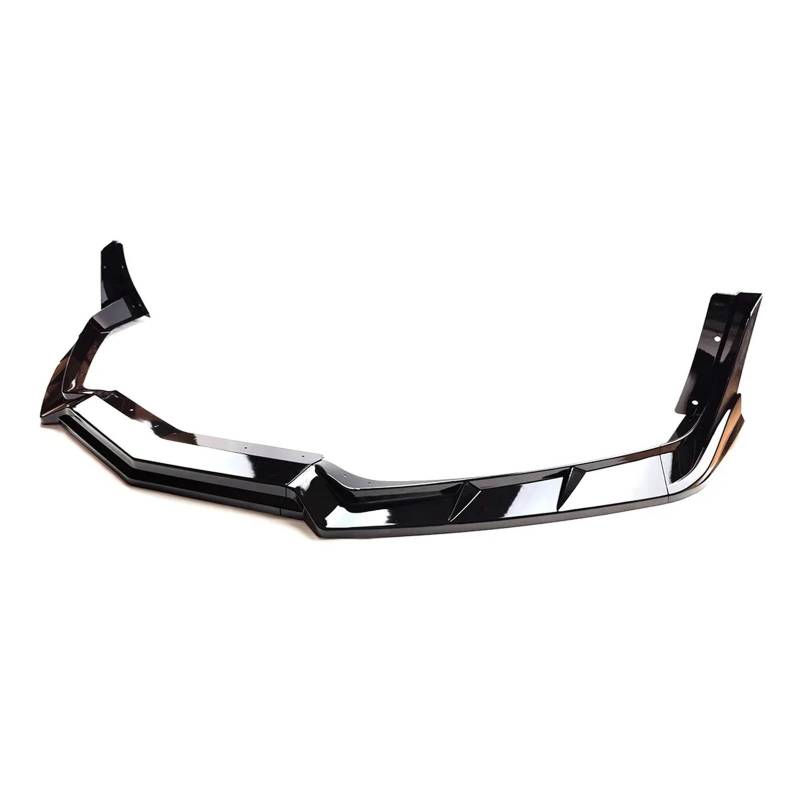 Frontspoiler Frontspoilerlippe Carbonfaser-Look Mattschwarz Glänzend Schwarz Auto-Body-Kit Für Chevy Für Corvette C8 Z51 STG 3 Winglet 2020 2021 2022 2023 Auto Frontstoßstange(Glossy Black) von RFSHOP