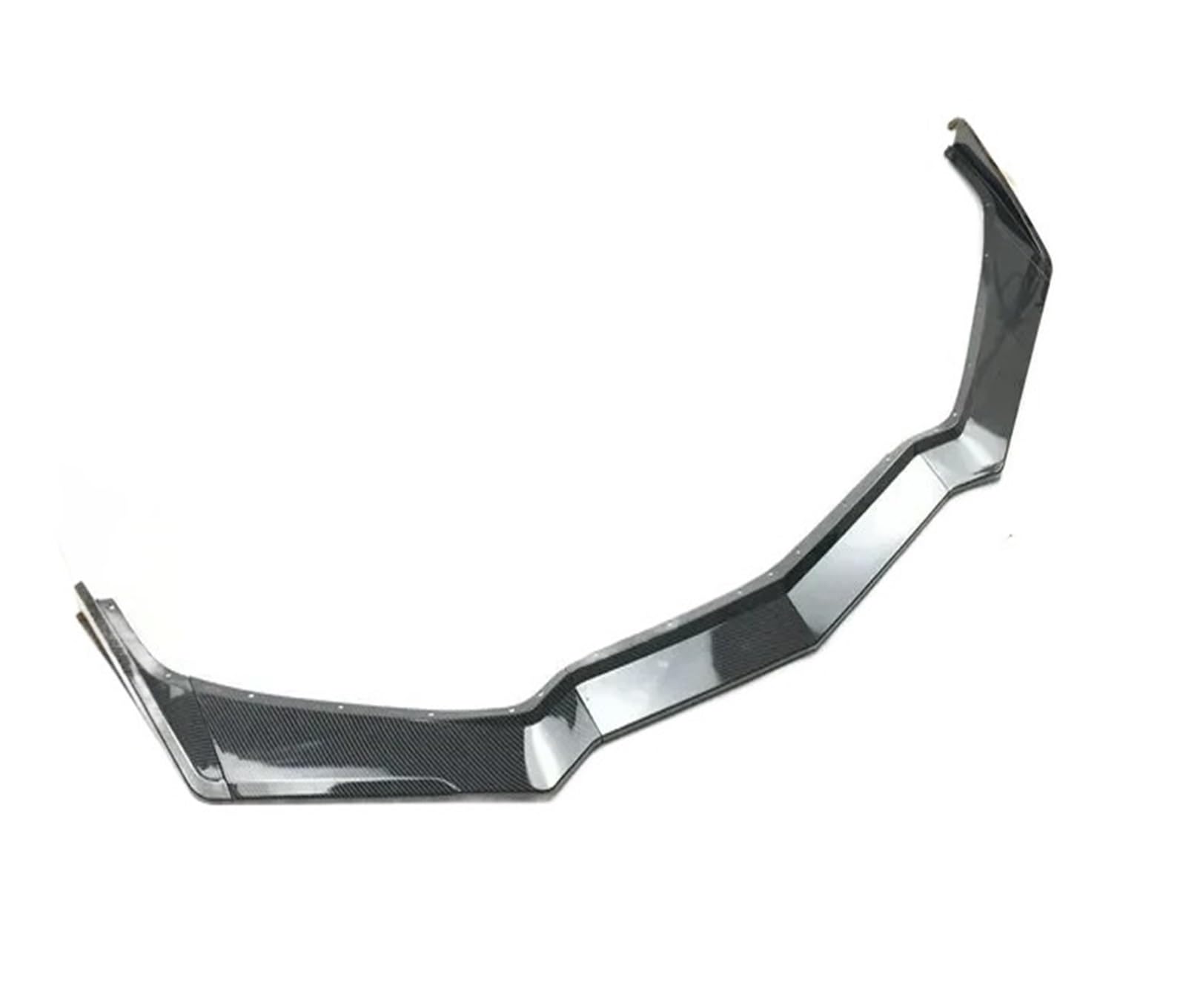 Frontspoiler Frontspoilerlippe Diffusor Splitter Carbon Look Autozubehör Für Chevrolet Für Corvette C8 2020 2021 2022 2023 Auto Frontstoßstange(Kohlefaser-Optik) von RFSHOP