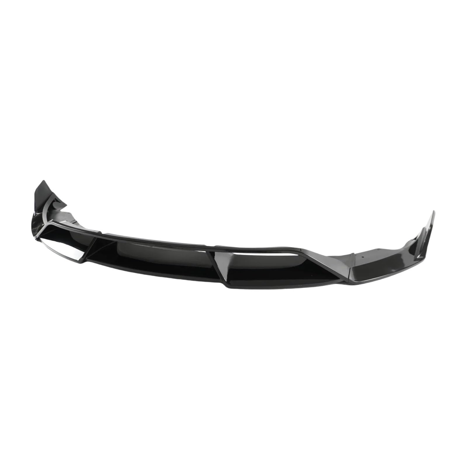 Frontspoiler Frontspoilerlippe Im CMST-Stil Spoilersplitter Karosserie-Kit Autozubehör Kohlefaserdruck Glänzend Schwarz Für Tesla Für Moll 3 2024 2025 Auto Frontstoßstange(Glossy Black) von RFSHOP