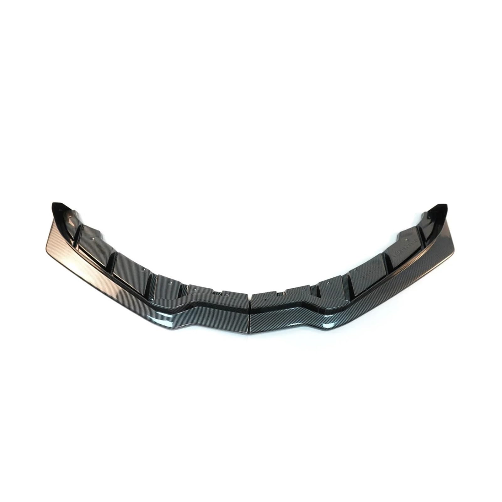 Frontspoiler Frontspoilerlippe Splitter 2 STÜCKE Autozubehör Body Kit Für Chevrolet Für Corvette C7 Alle Molle 2014 2015 2016 2017 2018 2019 Z06 Stingray Auto Frontstoßstange(Carbon Fiber Print) von RFSHOP