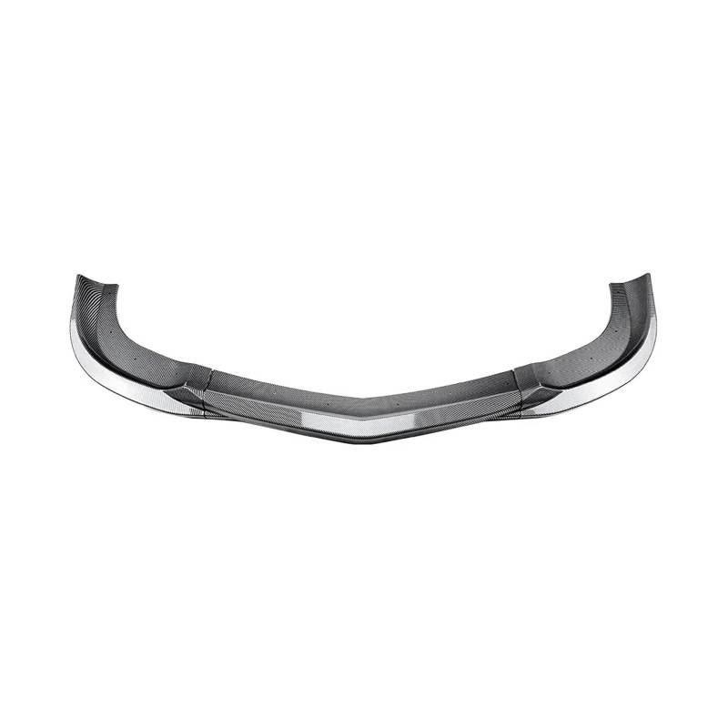 Frontspoiler Frontspoilerlippe Splitter Diffusor Lip Body Kit Autospoiler Stoßfänger Zubehör Für Benz C-Klasse W204 S204 C63 Für AMG 2007 2008 2009 2010 Auto Frontstoßstange(Carbon Look) von RFSHOP