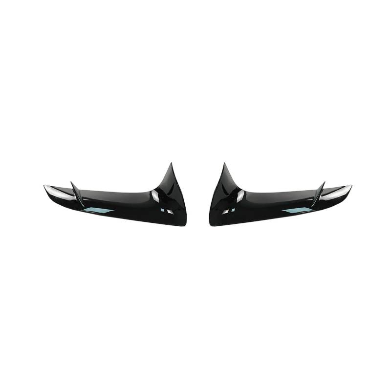 Frontspoiler Frontstoßstange Untere Garnierabckung Autozubehör Body Kit Glänzend Schwarz Carbon Fiber Print Für Toyota Für Supra GR A90 A91 2020 2021 2022 2023 2024 Auto Frontstoßstange(Glossy Black) von RFSHOP