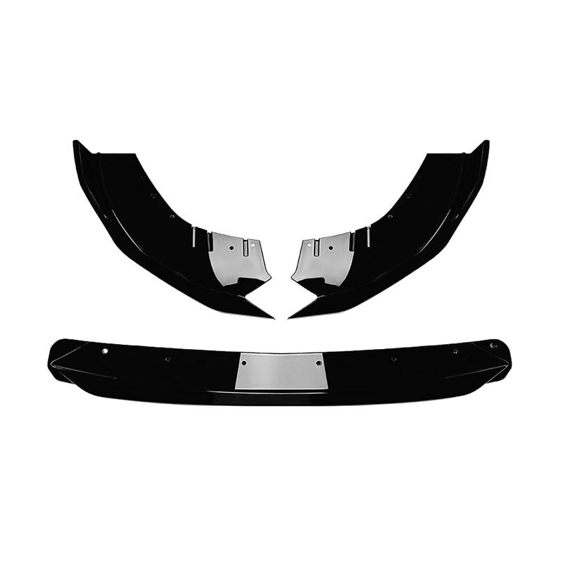 Frontspoiler Für 2 Serie G42 Coupe Sport 2022 2023 2024 Auto Vorderen Stoßfänger Spoiler Lip Unteren Splitter Protector Klinge Auto Frontstoßstange(Glossy Black) von RFSHOP