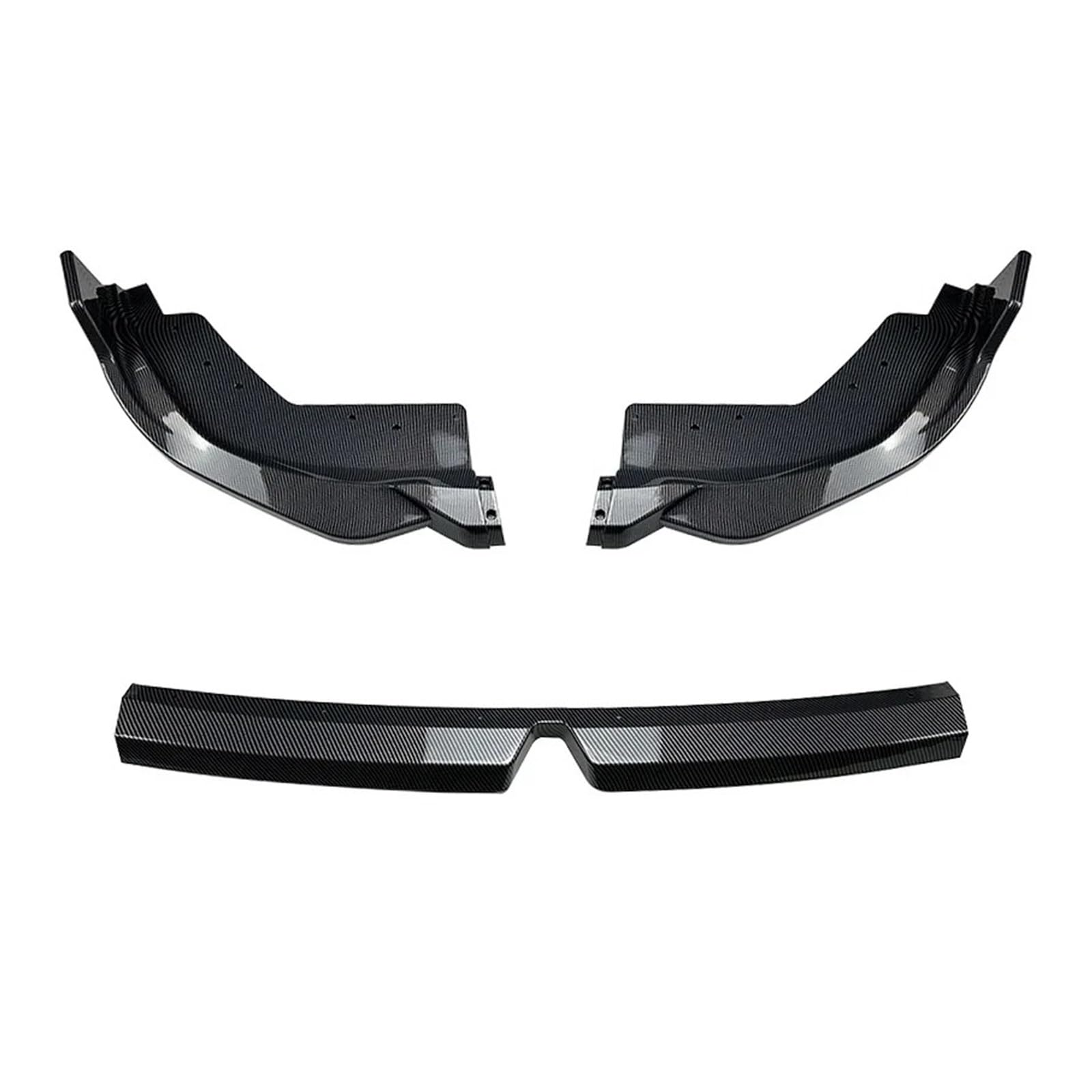 Frontspoiler Für 3 Serie G20 G21 G28 320i 325i 3X Sport 2023 2024 2025 LCI Auto Front Stoßstange Splitter Lip Spoiler Diffusor Schutz Abdeckung ABS Auto Frontstoßstange(Carbon Look) von RFSHOP