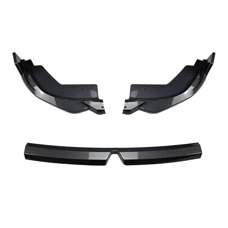 Frontspoiler Für 3 Serie G20 G21 G28 320i 325i 3X Sport 2023 2024 2025 LCI Auto Front Stoßstange Splitter Lip Spoiler Diffusor Schutz Abdeckung ABS Auto Frontstoßstange(Carbon Look) von RFSHOP
