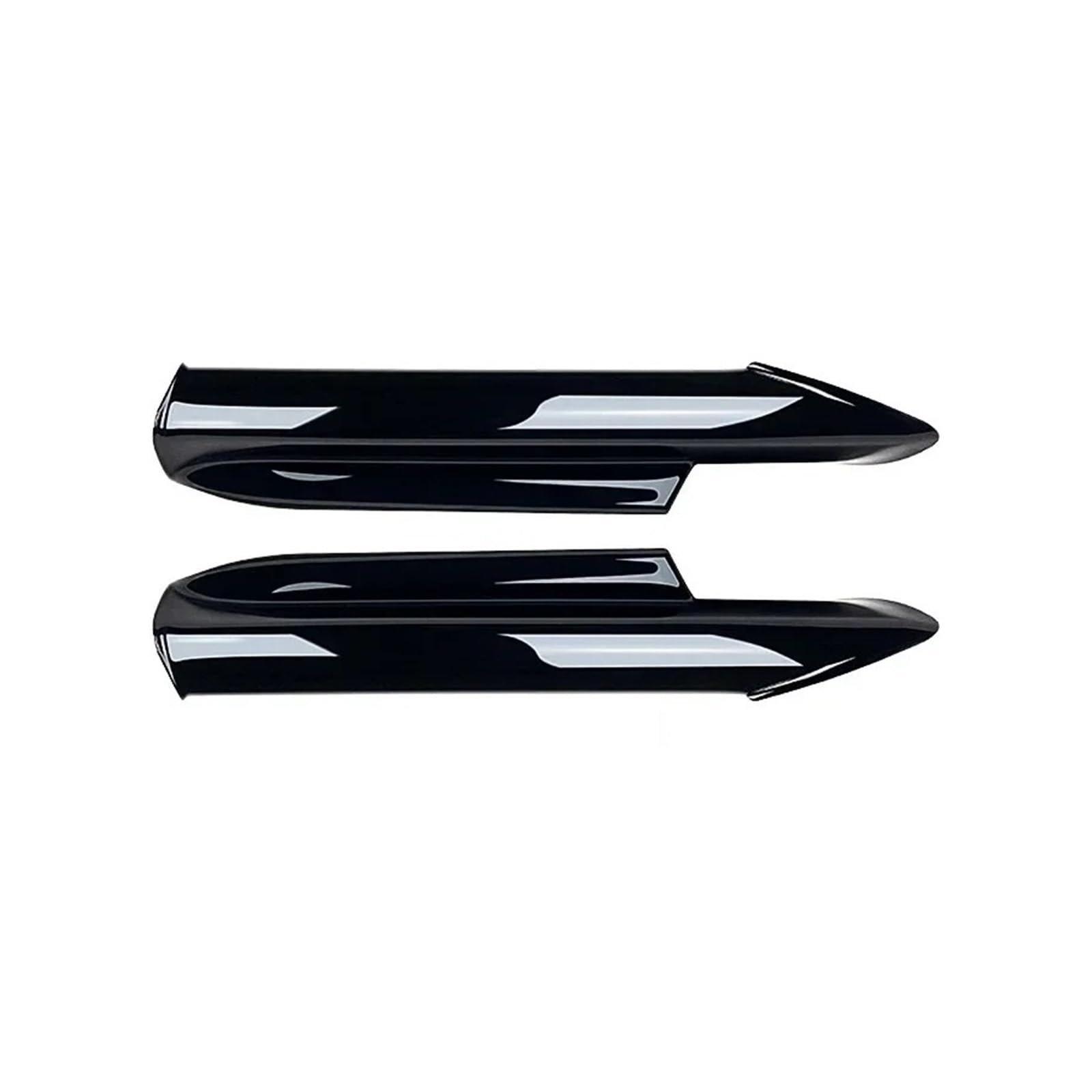 Frontspoiler Für 3er E90 E91 Tech 320i 330i 2005 2006 2007 2008 Auto Frontstoßstange Lip Body Kit Spoiler Splitter Stoßstange Canard Lip Splitter Auto Frontstoßstange(Gloss Black A) von RFSHOP