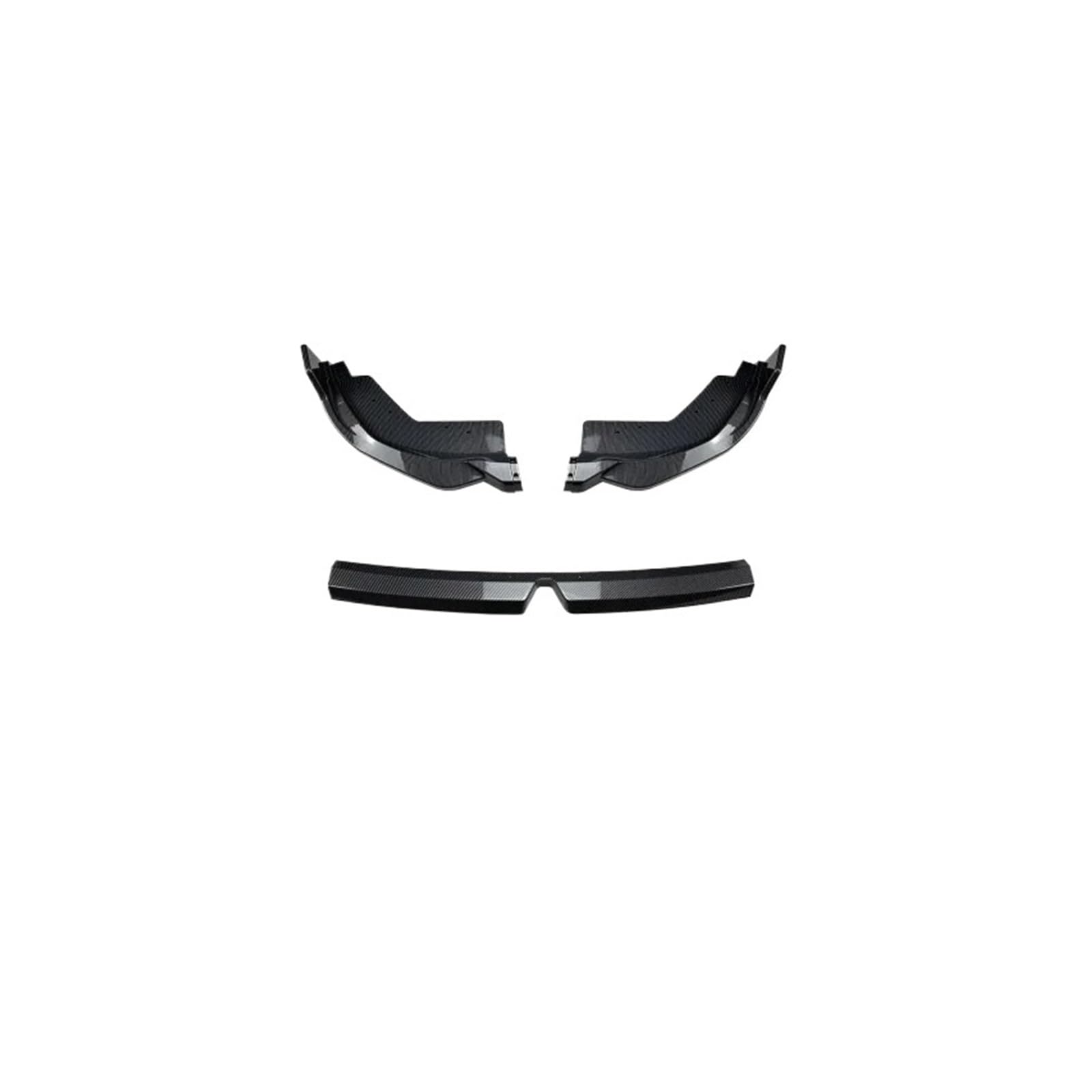Frontspoiler Für 3er G20 Für LCI Sport 320i 325i 2023 2024 2025 + Schwarz Carbon Auto Frontstoßstange Lip Splitter Diffusor Body Kit Spoiler Trim Auto Frontstoßstange(Carbon Printing) von RFSHOP
