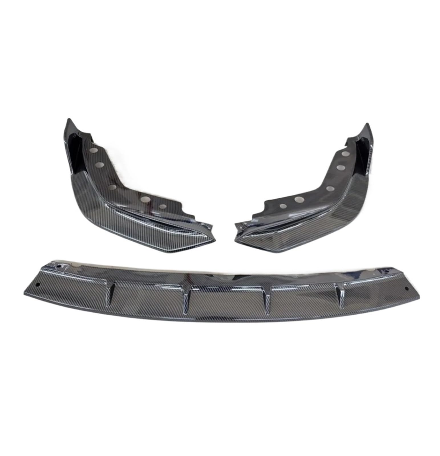 Frontspoiler Für 3er G20 G21 2019 2020 2021 2022 Frontschürze Lip Spoiler Splitter Diffusor Abnehmbare Body Kit Abckung Schutz Auto Frontstoßstange(Kohlefaser-Optik) von RFSHOP