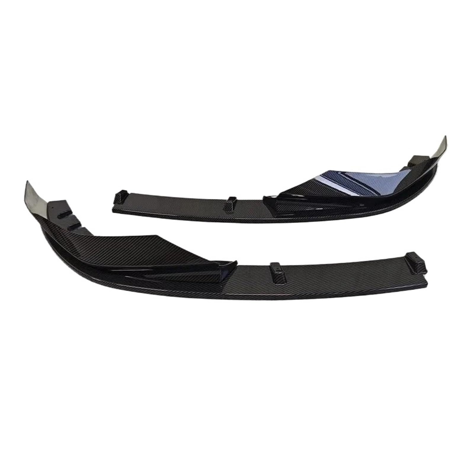 Frontspoiler Für 3er G20 G21 Pack 2019 2020 2021 2022 Frontstoßstange Splitter Lip Spoiler Diffusor Tuning Schwarz Auto Frontstoßstange Splitter Lip Auto Frontstoßstange(Carbon Look) von RFSHOP