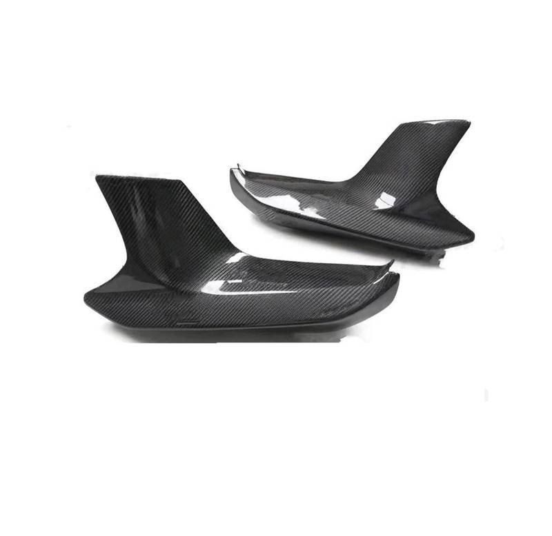 Frontspoiler Für 5 Series F90 Für M5 2017 2018 2019 2020 Auto Bodykit Diffusor Spoiler Real Carbon Fiber Front Bumper Lip Oberen Seite Splitter Canard Trim Auto Frontstoßstange(Side Splitter Carbon) von RFSHOP