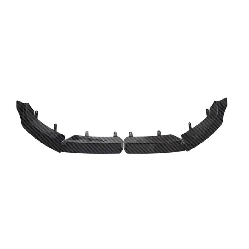 Frontspoiler Für 5 Series G60 G61 520d 530e 550e I5 M60 2023 2024 2025 MP Style Tuning Kits 4-teilige Frontschürzenlippe Spoiler Splitter Diffusor Auto Frontstoßstange(Carbon Look) von RFSHOP