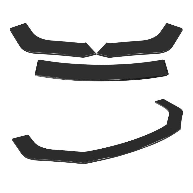 Frontspoiler Für A3 Für A4 Für A5 Für A6 Für A7 Für A8 TT RS RS3 RS4 RS5 RS6 Für Q3 Für Q5 Für Q7 Frontstoßstangenlippe Splitter Spoiler Autozubehör 70,8" Universal Auto Frontstoßstange(Black Carbon) von RFSHOP