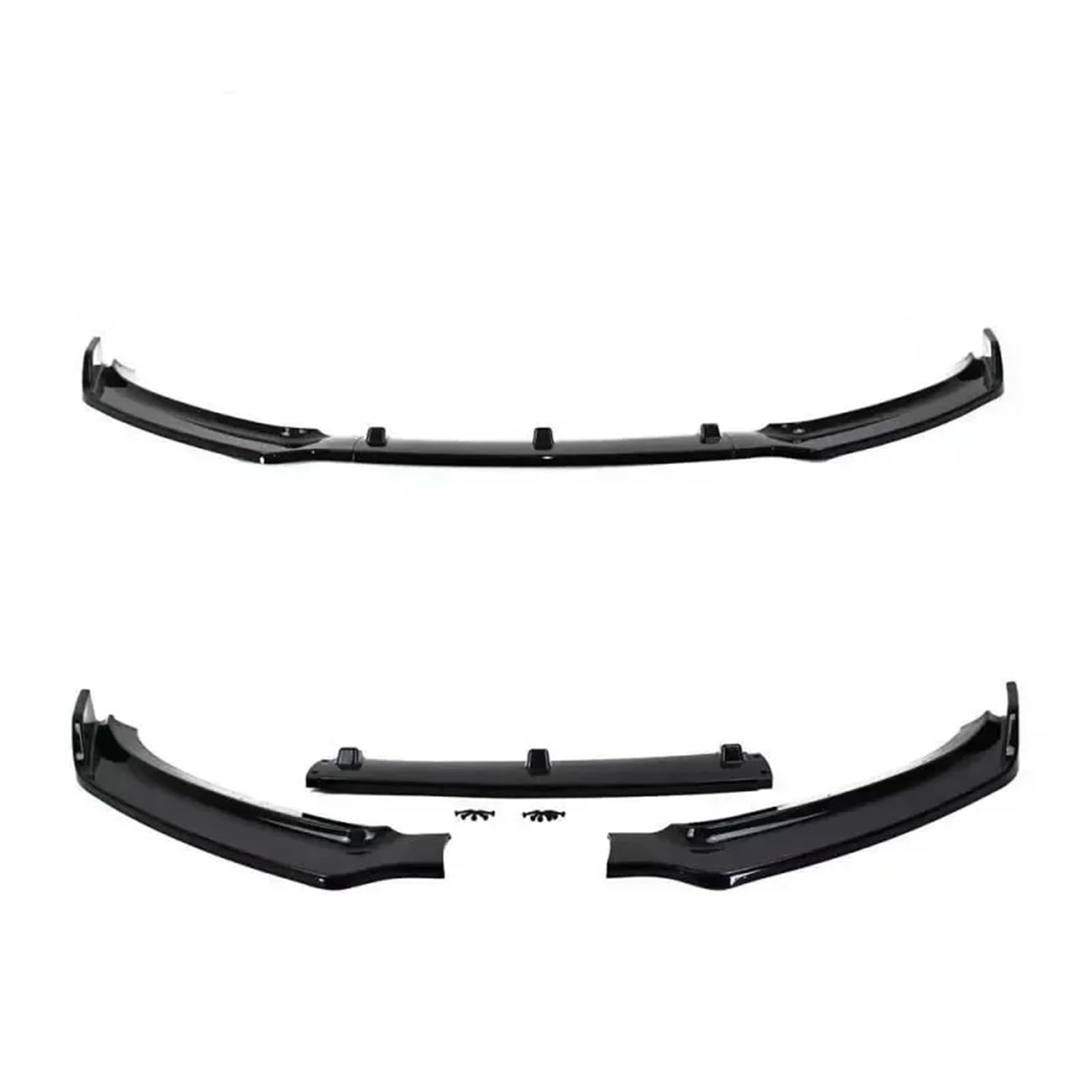 Frontspoiler Für A4 B8 2009 2010 2011 2012 B8.5 2013 2014 2015 2016 Auto Vorderen Stoßfänger Lip Spoiler Splitter Diffusor Bodykits Auto Frontstoßstange(B8.5 Glossy Black) von RFSHOP