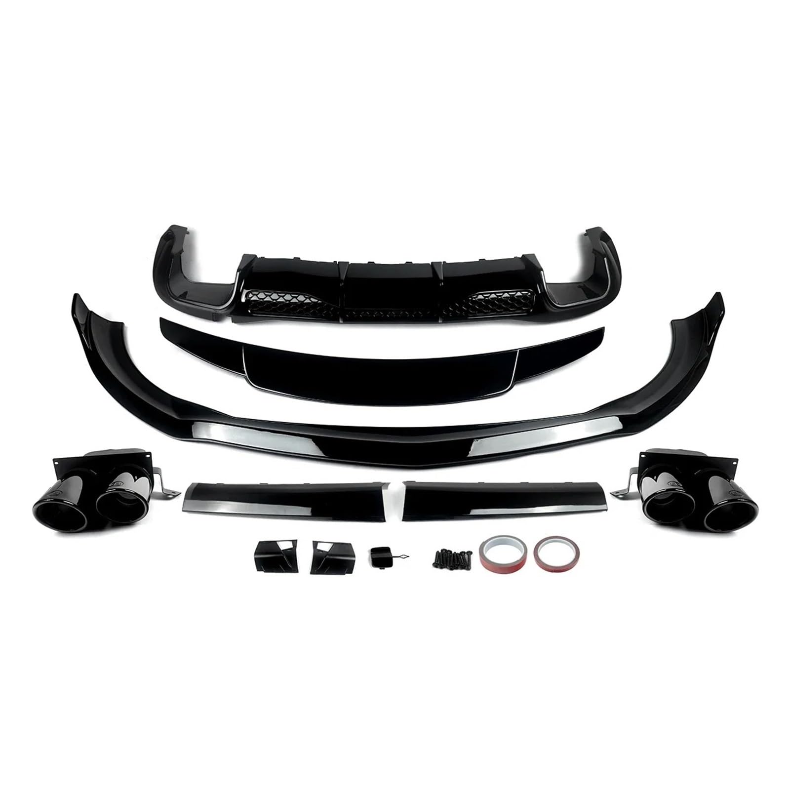Frontspoiler Für Benz S Klasse W223 2021 2022 2023 Body Kits Glossly Black Bs Style Frontlippe Heckdiffusor Spoiler Auto Frontstoßstange von RFSHOP