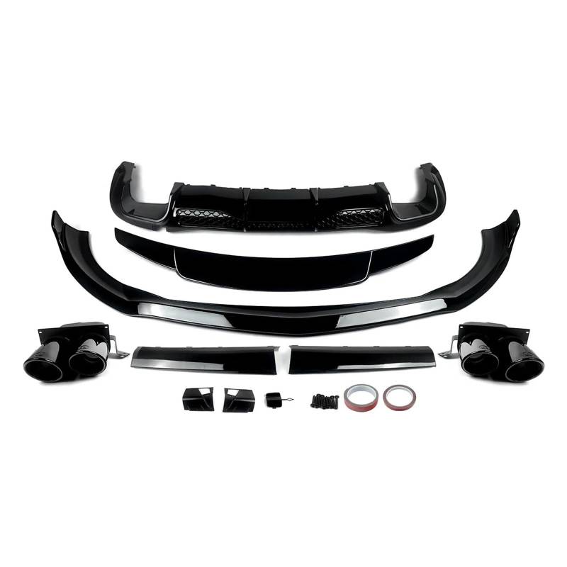 Frontspoiler Für Benz S Klasse W223 2021 2022 2023 Body Kits Glossly Black Bs Style Frontlippe Heckdiffusor Spoiler Auto Frontstoßstange von RFSHOP