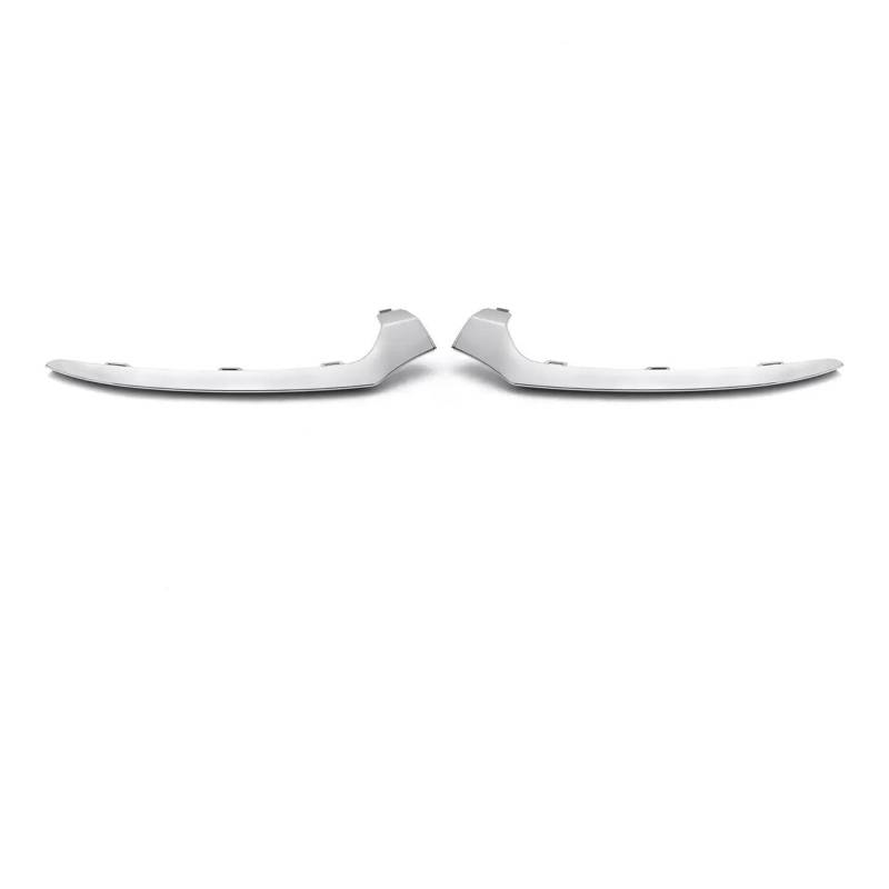 Frontspoiler Für Benz W205 C300 C400 C63 Für AMG 2015 2016 2017 2018 Chrom/Schwarz Auto Front Lower Bumper Lip Splitter Chrom Molding Cover Trim Auto Frontstoßstange(Chrome Left Right) von RFSHOP