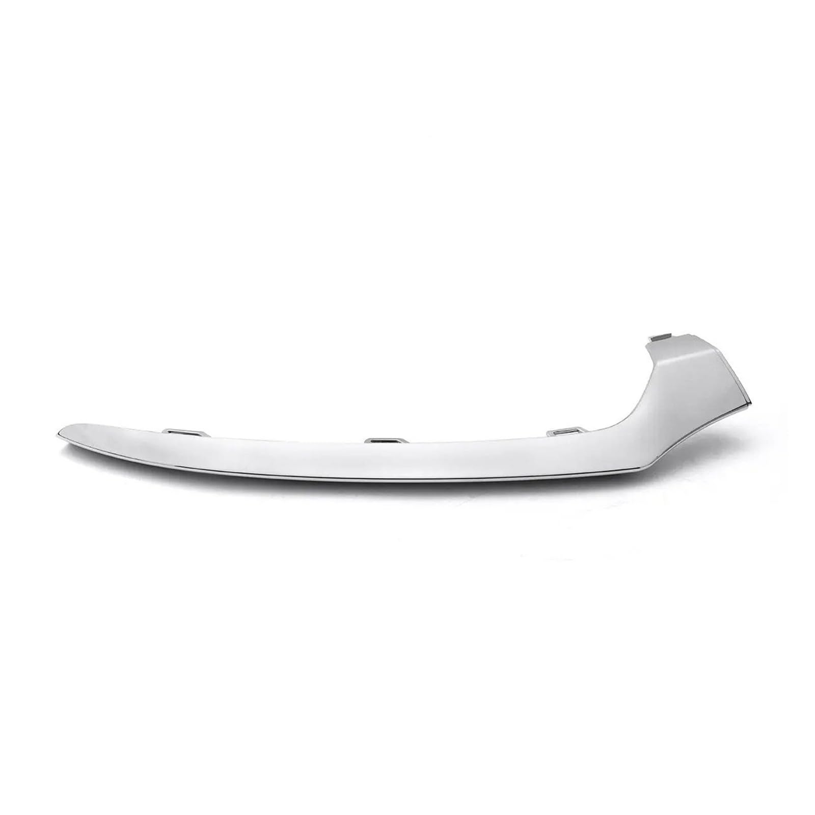 Frontspoiler Für Benz W205 C300 C400 C63 Für AMG 2015 2016 2017 2018 Chrom/Schwarz Auto Front Lower Bumper Lip Splitter Chrom Molding Cover Trim Auto Frontstoßstange(Chrome Right) von RFSHOP